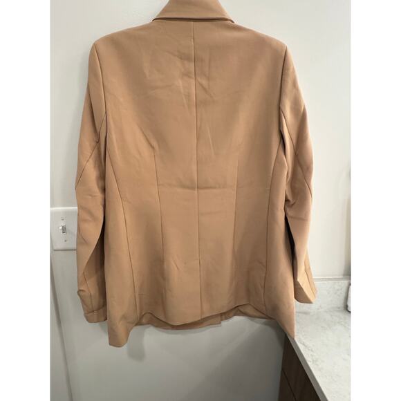 The Drop Women’s Kurt Double-Breasted Blazer | Tan | Size Large NWT - Picture 7 of 11